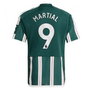 Manchester United Anthony Martial #9 Vieraspaita 2023-24 Lyhyet Hihat