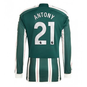 Manchester United Antony #21 Vieraspaita 2023-24 Pitkät Hihat