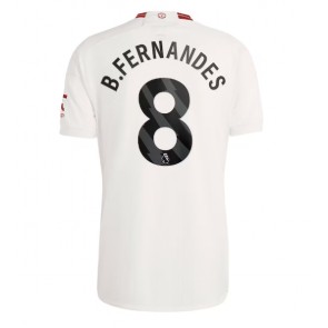 Manchester United Bruno Fernandes #8 Kolmaspaita 2023-24 Lyhyet Hihat