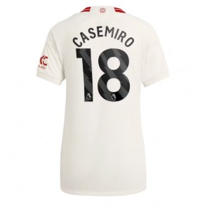 Manchester United Casemiro #18 Kolmaspaita Naisten 2023-24 Lyhyet Hihat