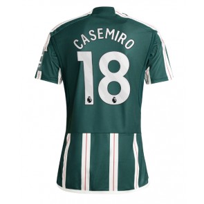 Manchester United Casemiro #18 Vieraspaita 2023-24 Lyhyet Hihat