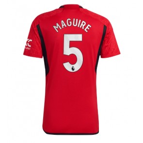 Manchester United Harry Maguire #5 Kotipaita 2023-24 Lyhyet Hihat