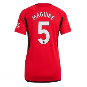 Manchester United Harry Maguire #5 Kotipaita Naisten 2023-24 Lyhyet Hihat