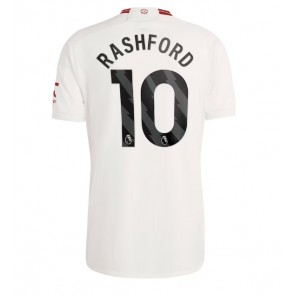 Manchester United Marcus Rashford #10 Kolmaspaita 2023-24 Lyhyet Hihat