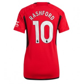 Manchester United Marcus Rashford #10 Kotipaita Naisten 2023-24 Lyhyet Hihat