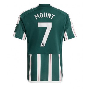 Manchester United Mason Mount #7 Vieraspaita 2023-24 Lyhyet Hihat