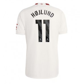 Manchester United Rasmus Hojlund #11 Kolmaspaita 2023-24 Lyhyet Hihat