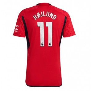 Manchester United Rasmus Hojlund #11 Kotipaita 2023-24 Lyhyet Hihat