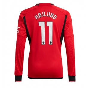 Manchester United Rasmus Hojlund #11 Kotipaita 2023-24 Pitkät Hihat