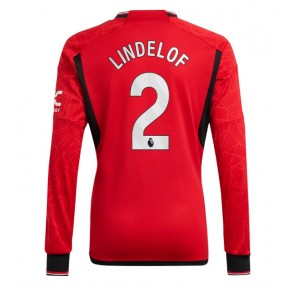 Manchester United Victor Lindelof #2 Kotipaita 2023-24 Pitkät Hihat