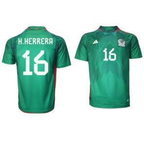 Meksiko Hector Herrera #16 Kotipaita EM-Kisat 2020 Lyhyet Hihat