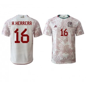 Meksiko Hector Herrera #16 Vieraspaita EM-Kisat 2020 Lyhyet Hihat