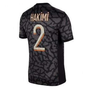 Paris Saint-Germain Achraf Hakimi #2 Kolmaspaita 2023-24 Lyhyet Hihat