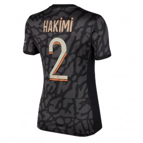 Paris Saint-Germain Achraf Hakimi #2 Kolmaspaita Naisten 2023-24 Lyhyet Hihat