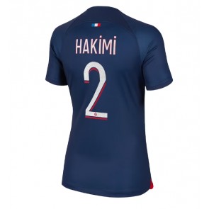 Paris Saint-Germain Achraf Hakimi #2 Kotipaita Naisten 2023-24 Lyhyet Hihat