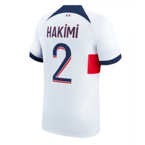 Paris Saint-Germain Achraf Hakimi #2 Vieraspaita 2023-24 Lyhyet Hihat