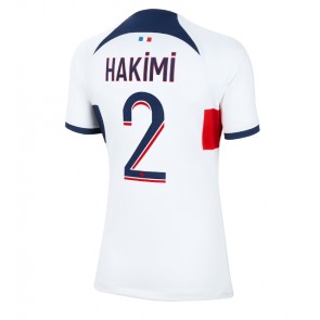 Paris Saint-Germain Achraf Hakimi #2 Vieraspaita Naisten 2023-24 Lyhyet Hihat