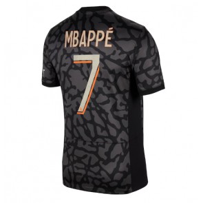 Paris Saint-Germain Kylian Mbappe #7 Kolmaspaita 2023-24 Lyhyet Hihat