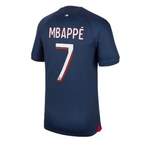 Paris Saint-Germain Kylian Mbappe #7 Kotipaita 2023-24 Lyhyet Hihat