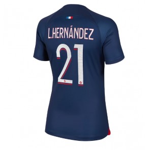 Paris Saint-Germain Lucas Hernandez #21 Kotipaita Naisten 2023-24 Lyhyet Hihat