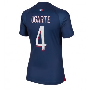 Paris Saint-Germain Manuel Ugarte #4 Kotipaita Naisten 2023-24 Lyhyet Hihat