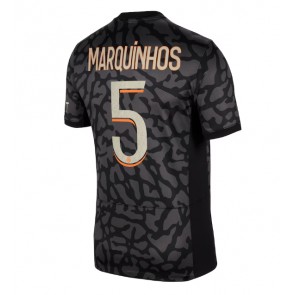 Paris Saint-Germain Marquinhos #5 Kolmaspaita 2023-24 Lyhyet Hihat