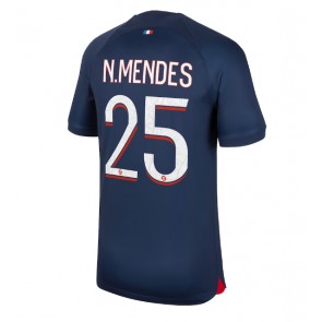 Paris Saint-Germain Nuno Mendes #25 Kotipaita 2023-24 Lyhyet Hihat