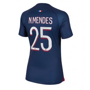 Paris Saint-Germain Nuno Mendes #25 Kotipaita Naisten 2023-24 Lyhyet Hihat