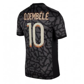 Paris Saint-Germain Ousmane Dembele #10 Kolmaspaita 2023-24 Lyhyet Hihat