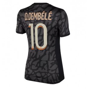 Paris Saint-Germain Ousmane Dembele #10 Kolmaspaita Naisten 2023-24 Lyhyet Hihat