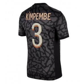 Paris Saint-Germain Presnel Kimpembe #3 Kolmaspaita 2023-24 Lyhyet Hihat