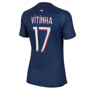 Paris Saint-Germain Vitinha Ferreira #17 Kotipaita Naisten 2023-24 Lyhyet Hihat