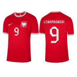 Puola Robert Lewandowski #9 Vieraspaita EM-Kisat 2020 Lyhyet Hihat