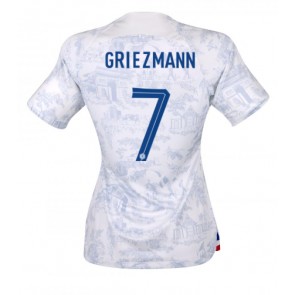 Ranska Antoine Griezmann #7 Vieraspaita Naisten EM-Kisat 2020 Lyhyet Hihat