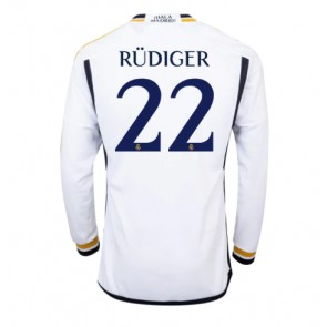 Real Madrid Antonio Rudiger #22 Kotipaita 2023-24 Pitkät Hihat