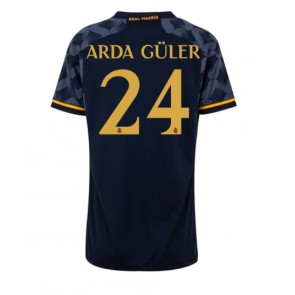 Real Madrid Arda Guler #24 Vieraspaita Naisten 2023-24 Lyhyet Hihat