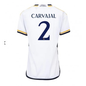 Real Madrid Daniel Carvajal #2 Kotipaita Naisten 2023-24 Lyhyet Hihat