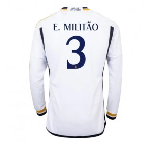 Real Madrid Eder Militao #3 Kotipaita 2023-24 Pitkät Hihat