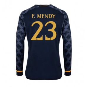 Real Madrid Ferland Mendy #23 Vieraspaita 2023-24 Pitkät Hihat