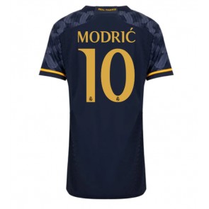 Real Madrid Luka Modric #10 Vieraspaita Naisten 2023-24 Lyhyet Hihat