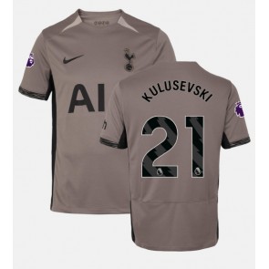 Tottenham Hotspur Dejan Kulusevski #21 Kolmaspaita 2023-24 Lyhyet Hihat