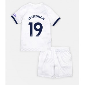 Tottenham Hotspur Ryan Sessegnon #19 Koti Pelipaita Lasten 2023-24 Lyhyet Hihat (+ Lyhyet housut)