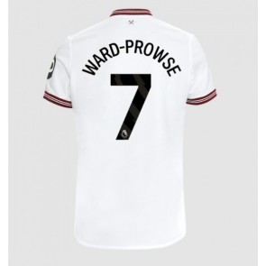 West Ham United James Ward-Prowse #7 Vieraspaita 2023-24 Lyhyet Hihat