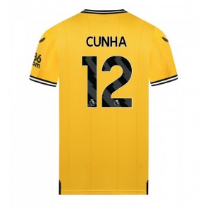 Wolves Matheus Cunha #12 Kotipaita 2023-24 Lyhyet Hihat