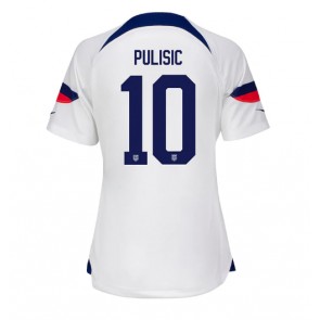 Yhdysvallat Christian Pulisic #10 Kotipaita Naisten EM-Kisat 2020 Lyhyet Hihat