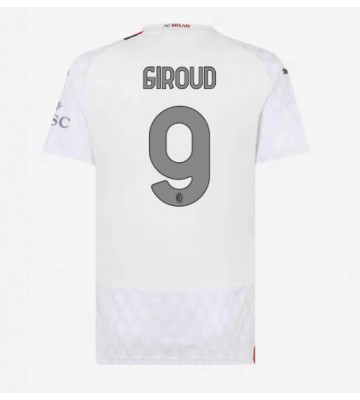 AC Milan Olivier Giroud #9 Vieraspaita Naisten 2023-24 Lyhyet Hihat