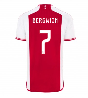 Ajax Steven Bergwijn #7 Kotipaita 2023-24 Lyhyet Hihat