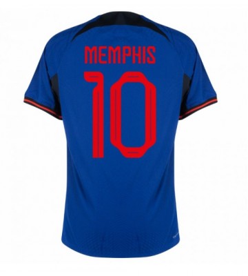 Alankomaat Memphis Depay #10 Vieraspaita EM-Kisat 2020 Lyhyet Hihat