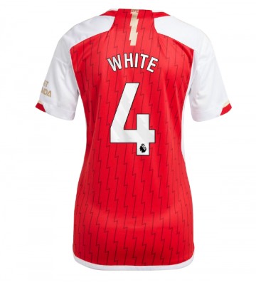 Arsenal Benjamin White #4 Kotipaita Naisten 2023-24 Lyhyet Hihat