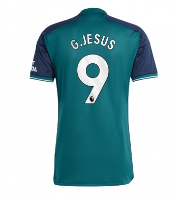 Arsenal Gabriel Jesus #9 Kolmaspaita 2023-24 Lyhyet Hihat